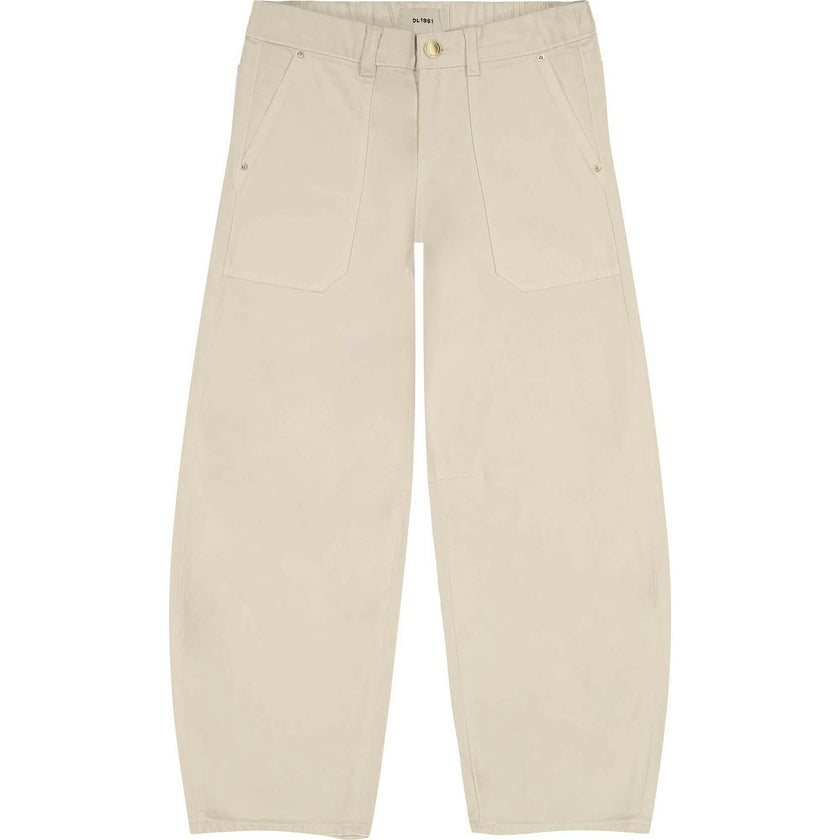 Lilia Barrel Pull-On Jeans |  Flax