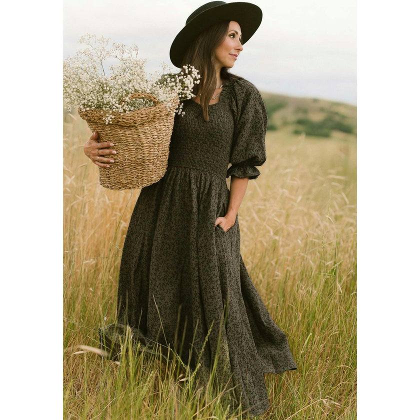 Teagan Dress in Woodland Floral