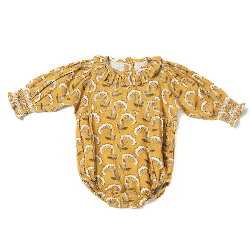 Juniper Queen Annes Lace Print Romper