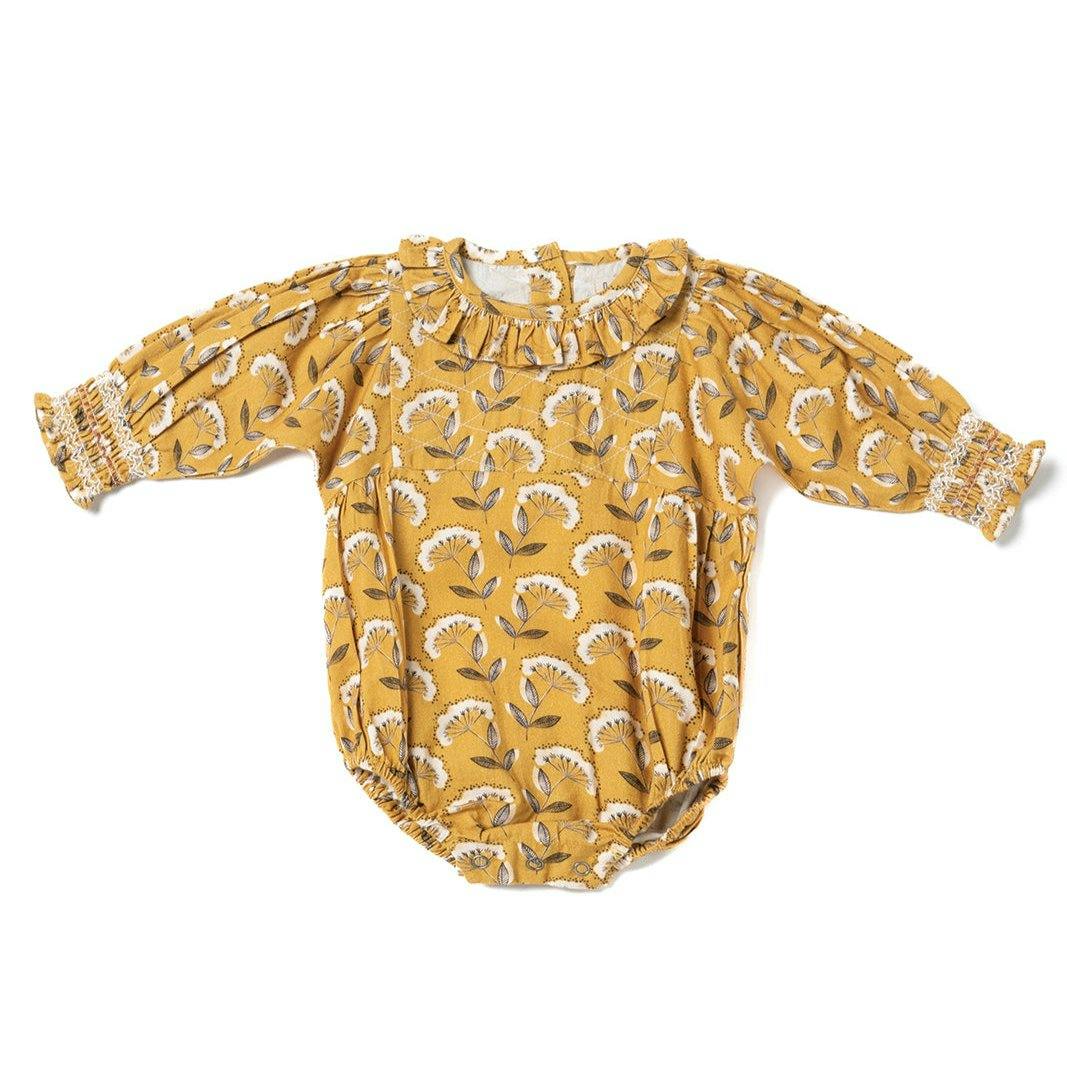 Juniper Queen Annes Lace Print Romper