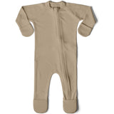 GROW WITH YOU FOOTIE | SANDSTONE — Bamboo Organic Cotton Blend
