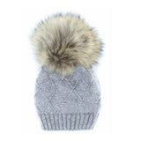 Chunky Knit Hat (Snap On Pom Sold Separately)