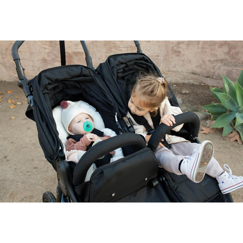 Indie Twin Black Double Stroller