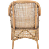 Charlie Rattan Accent Chair with Cushion