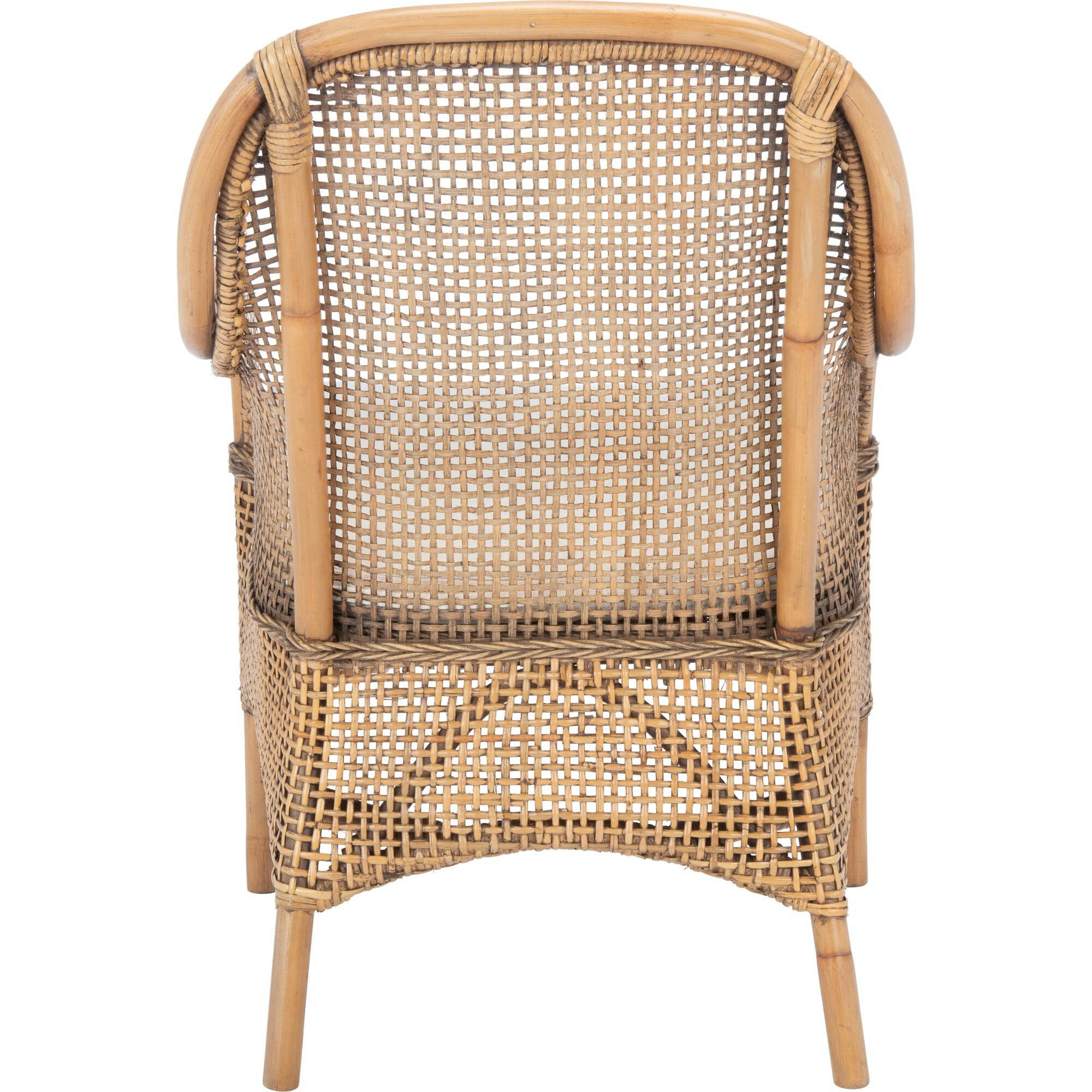 Charlie Rattan Accent Chair with Cushion
