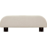Upholstered Twin/Full Bed Guardrail In Performance Beach Eco-Weave