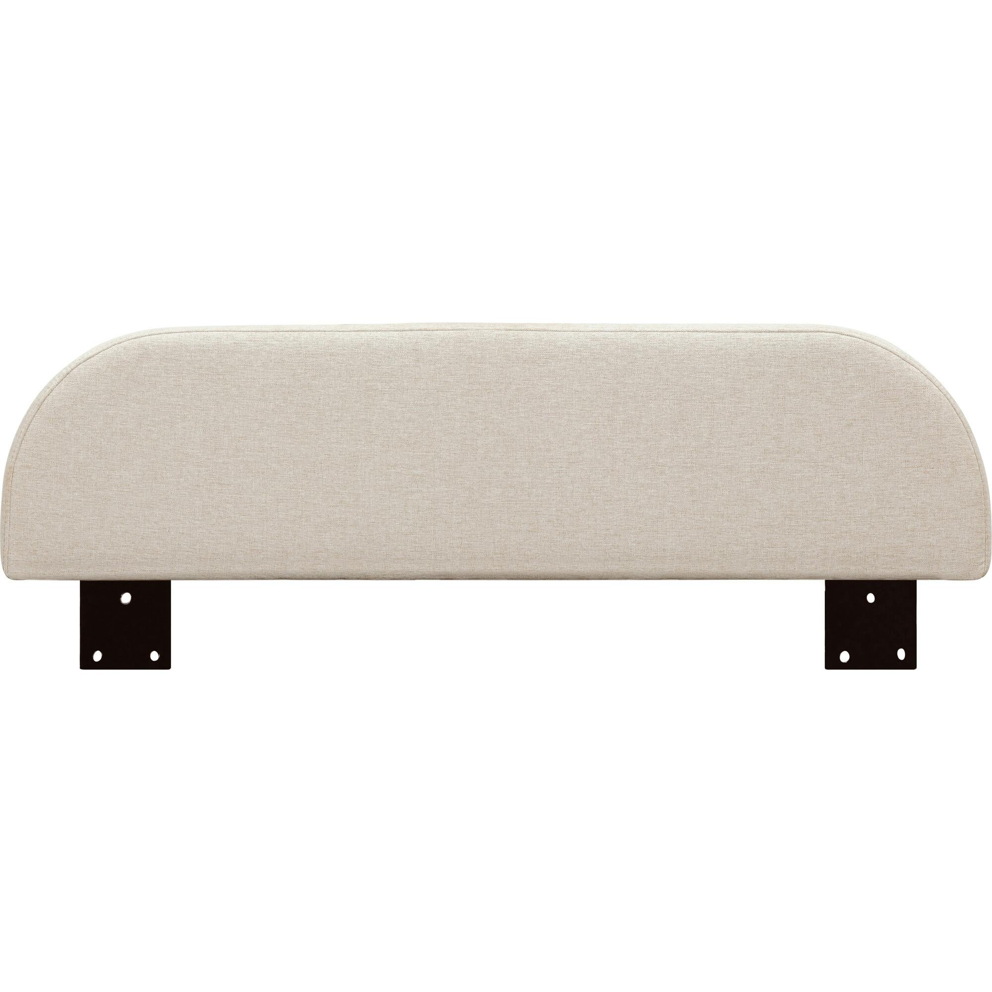 Upholstered Twin/Full Bed Guardrail In Performance Beach Eco-Weave