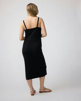 Sleeveless Pointelle Knit Maternity Midi Dress