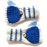 Kids Fingerless Fold-Over Mittens