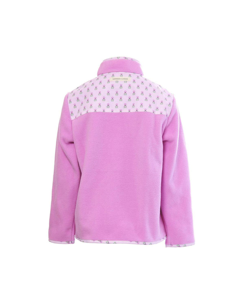 Kids Fleece Jacket in Pink Lavender