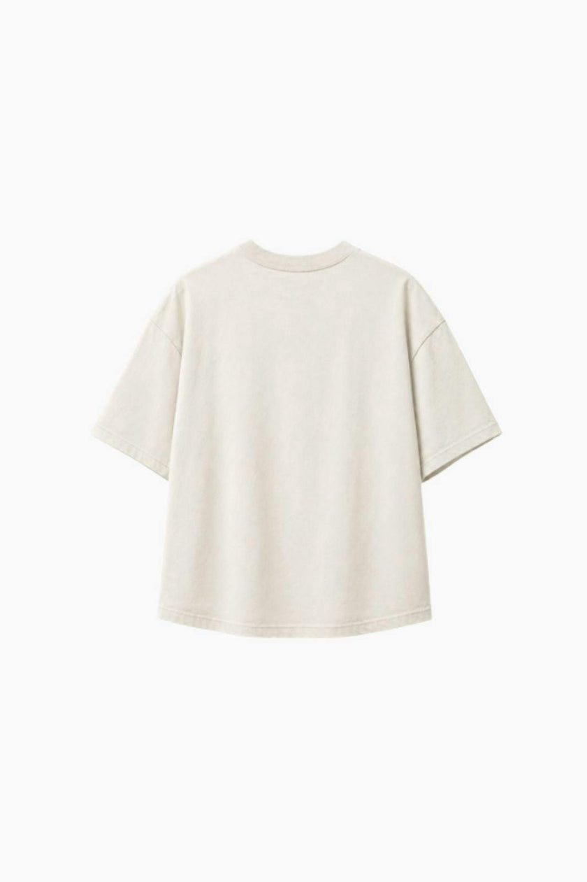 Mochi Teen T-Shirt Black Iris Embroidery