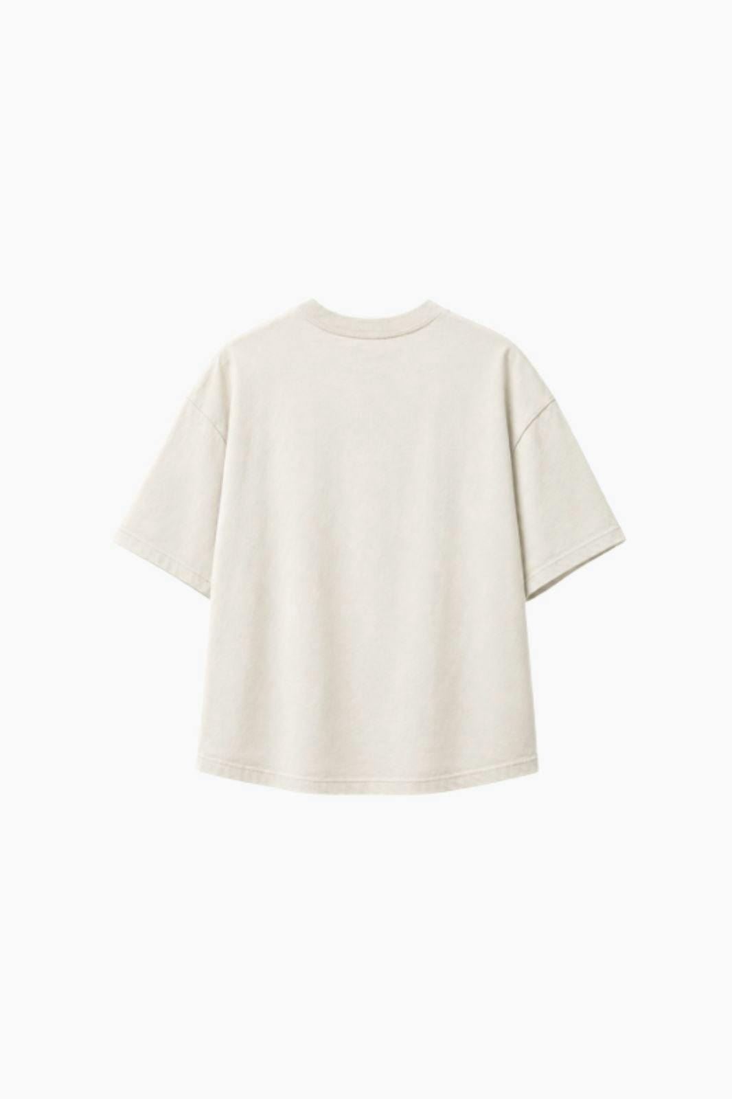 Mochi Teen T-Shirt Black Iris Embroidery