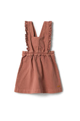 Denim Ruffled Elastic Waist Jumper