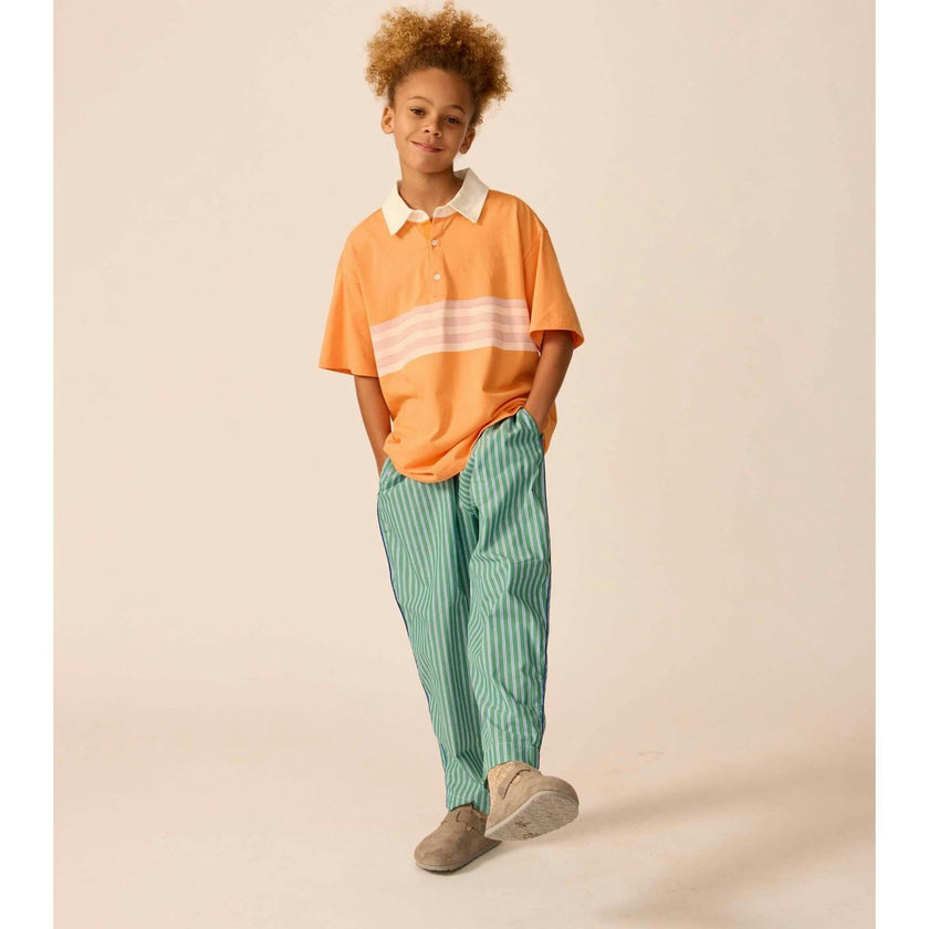 Friday Pant in Cucumber Stripe