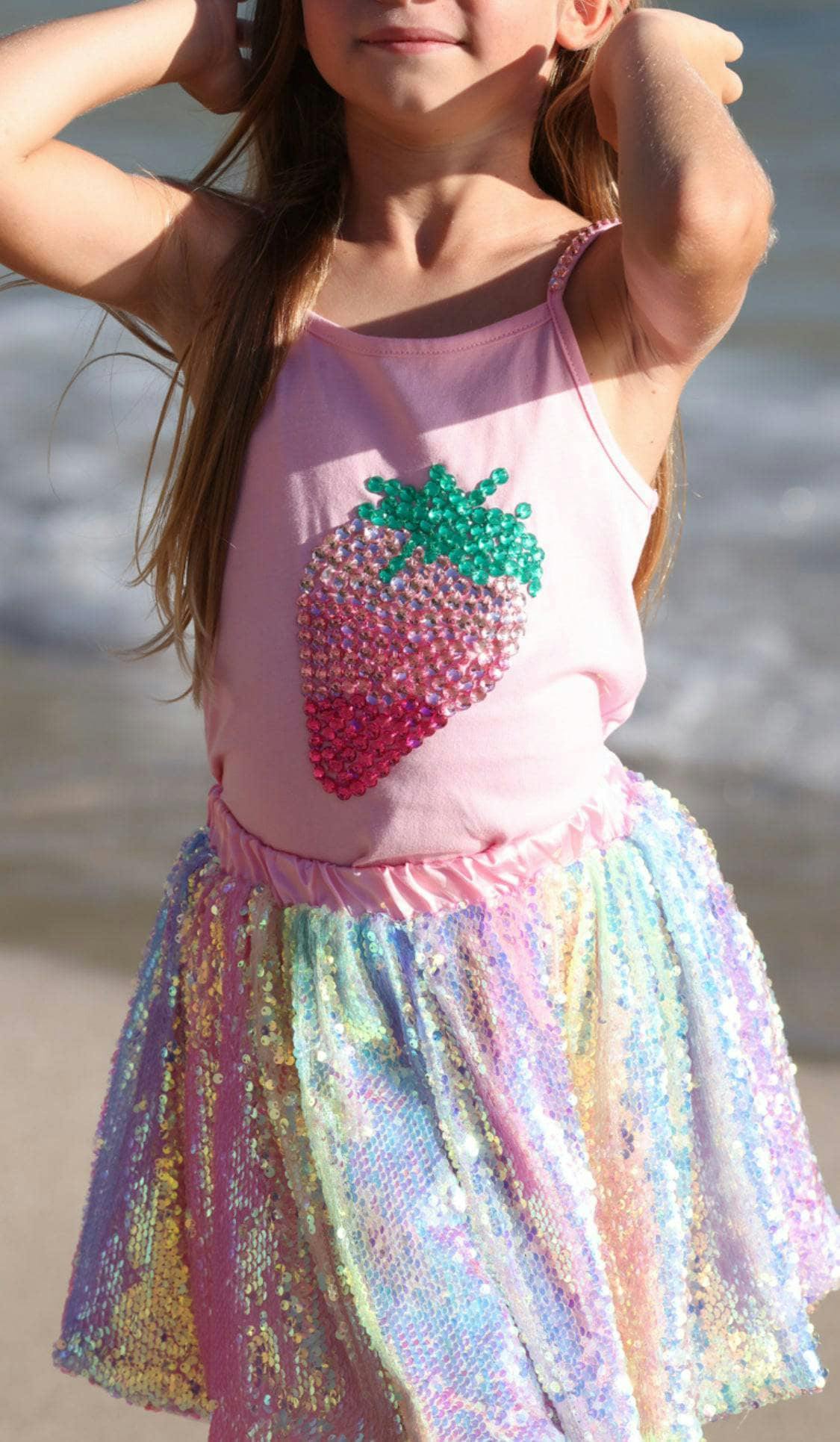 Sequin Ombre Skirt