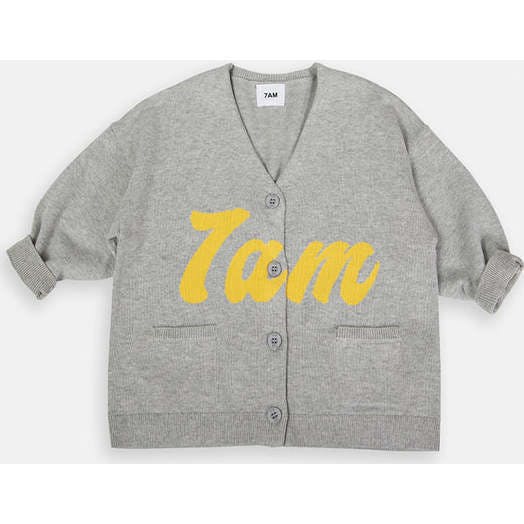Baby My Boxy Cotton V-Neck Cardigan