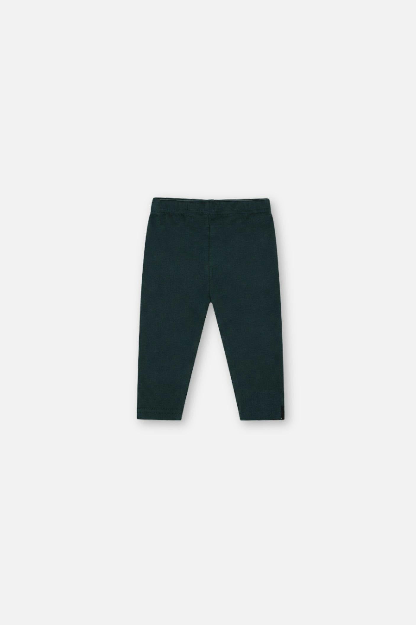 Baby Rib Leggings Jasper Printed Green