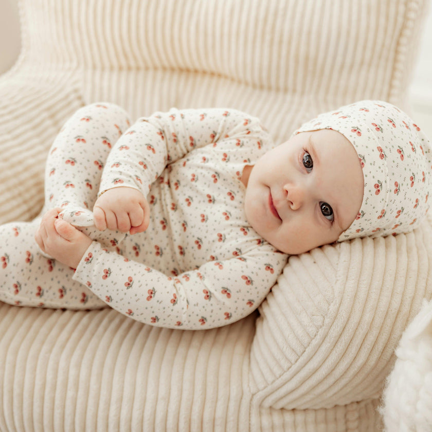 Fruit Print Onesie Set