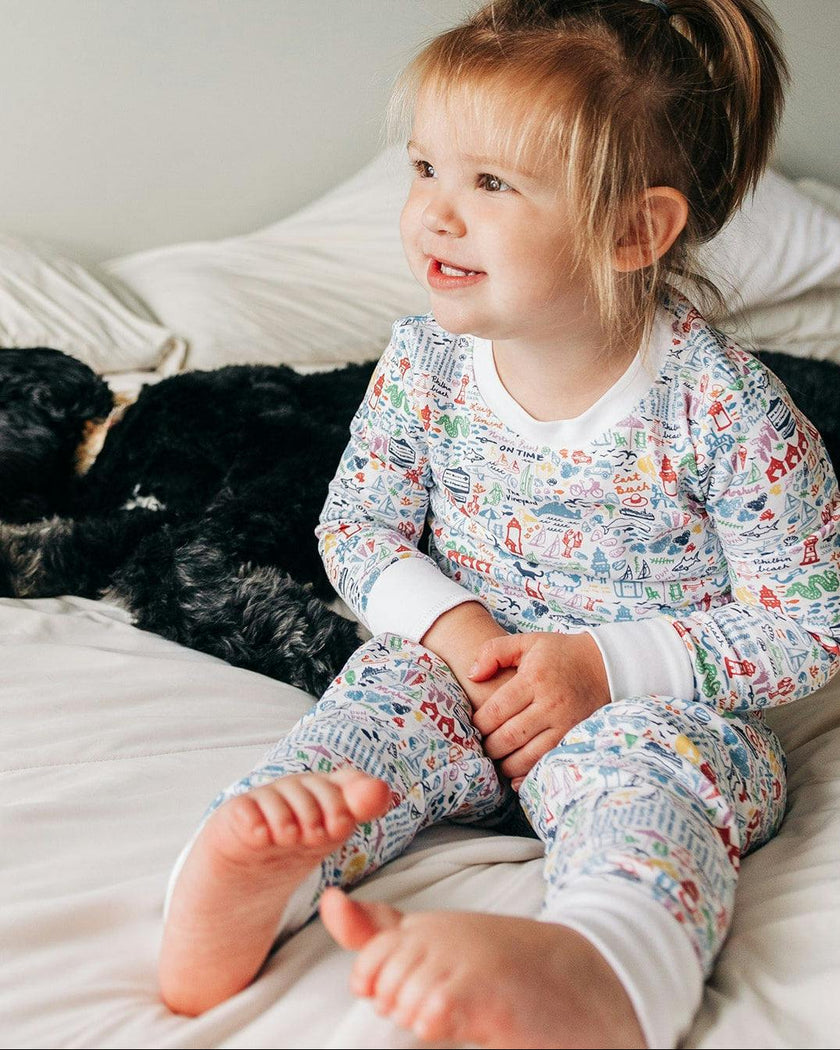 Martha's Vineyard Two Piece Kids Pajamas