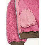 children's merino wool bomber jacket - dusty pink