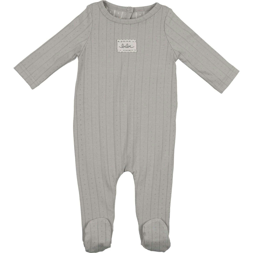 Bebe Pointelle Footie