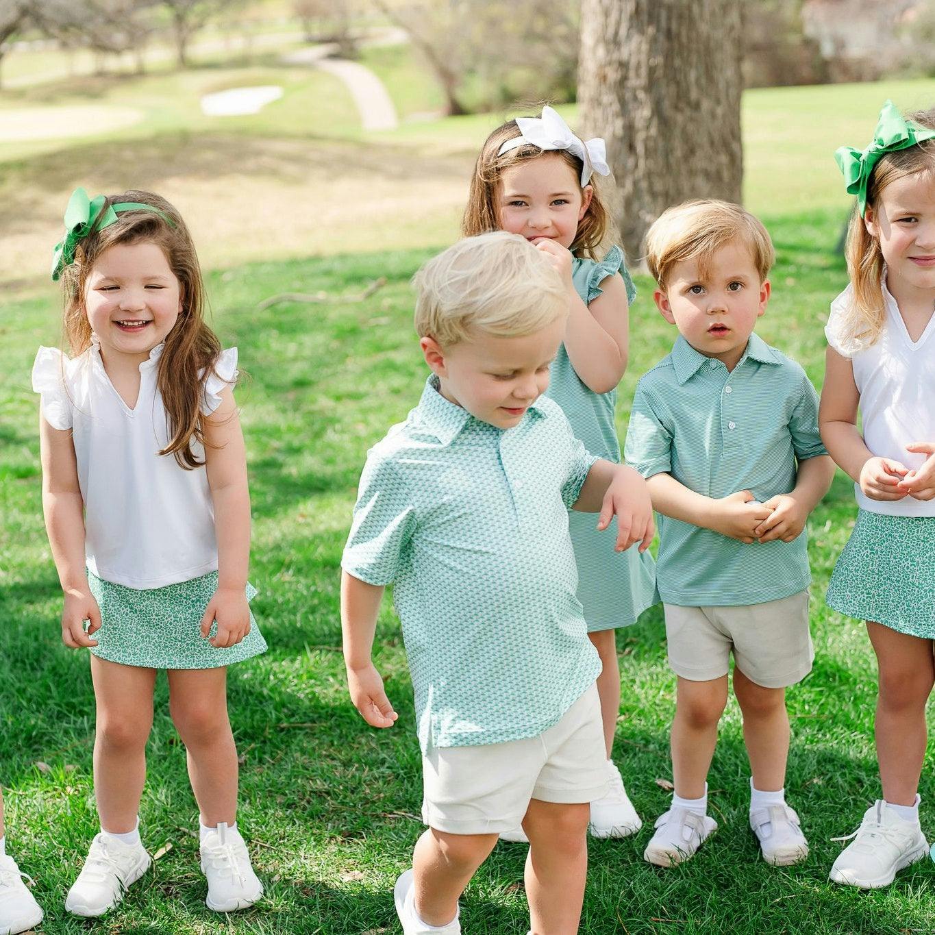 Will Boys' Performance Polo by LH Sport - Golf Tourney Classic Green