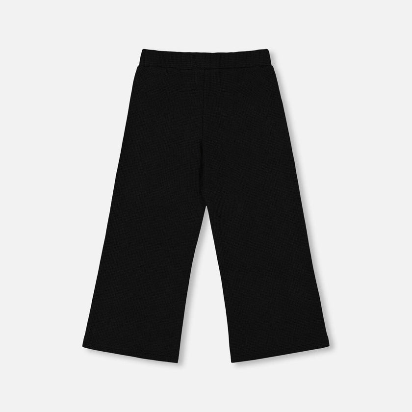Waffle Flare Leg Pants