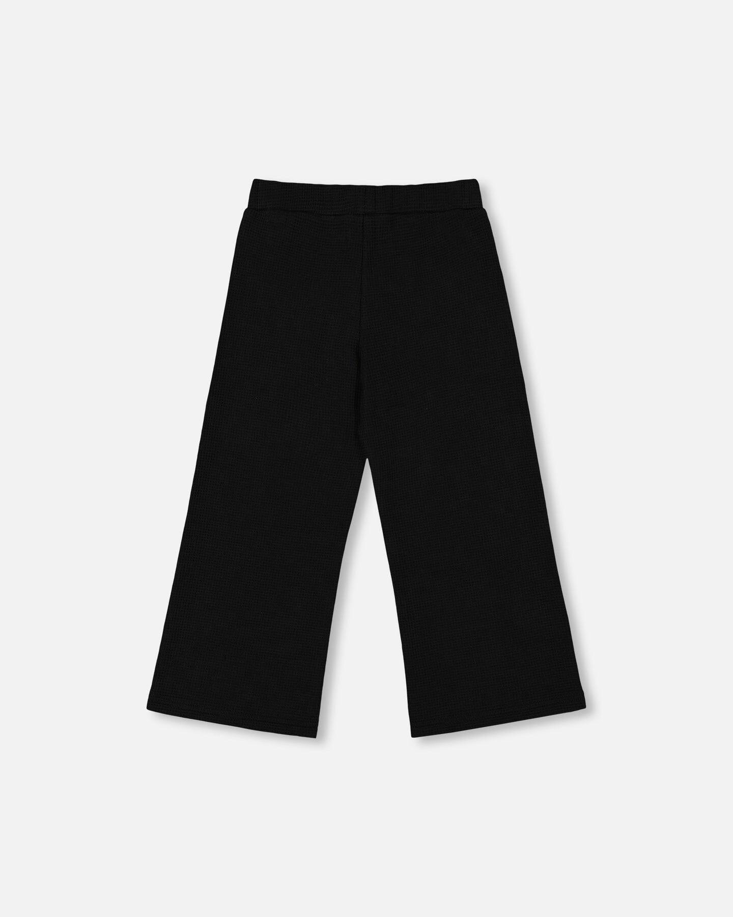 Waffle Flare Leg Pants