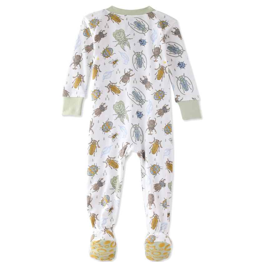 CRUZ Snug-fit Footed Baby Boys Pajamas