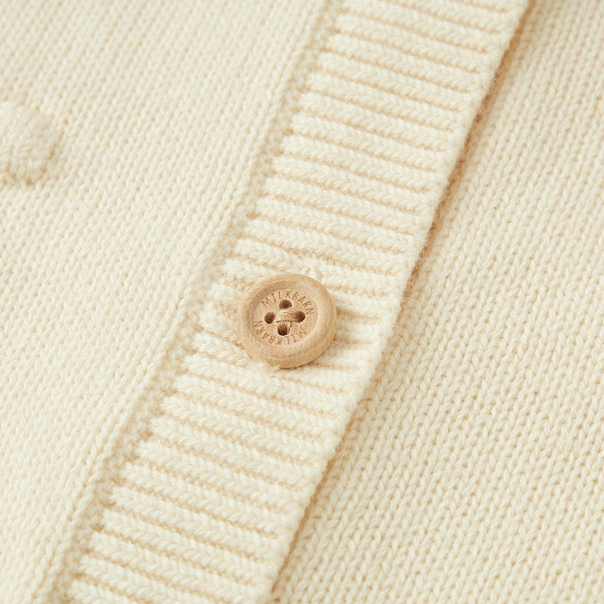 Snow Knit Popcorn Cardigan