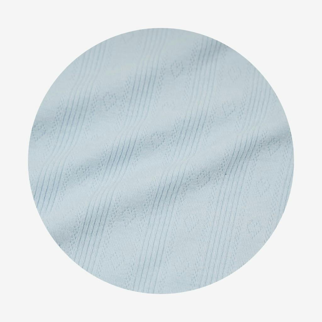 Soft Cloud Blue Pointelle Convertible One Piece