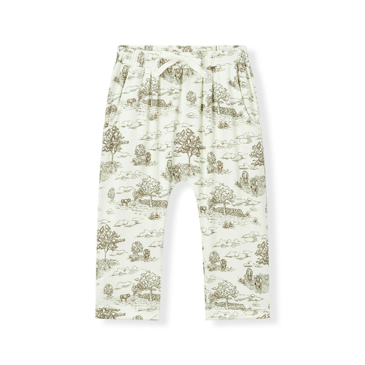 Country Toile Luxe Stretch Jogger Pants