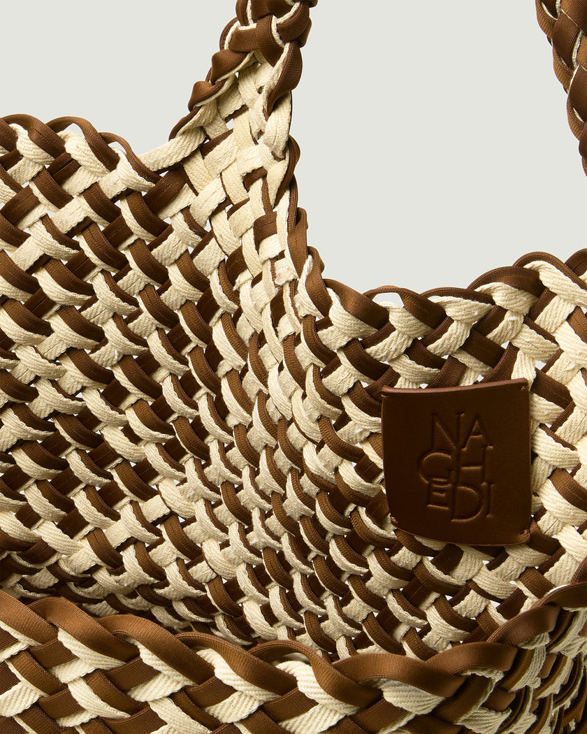 St. Barths Medium Tote Double Weave | Carmel