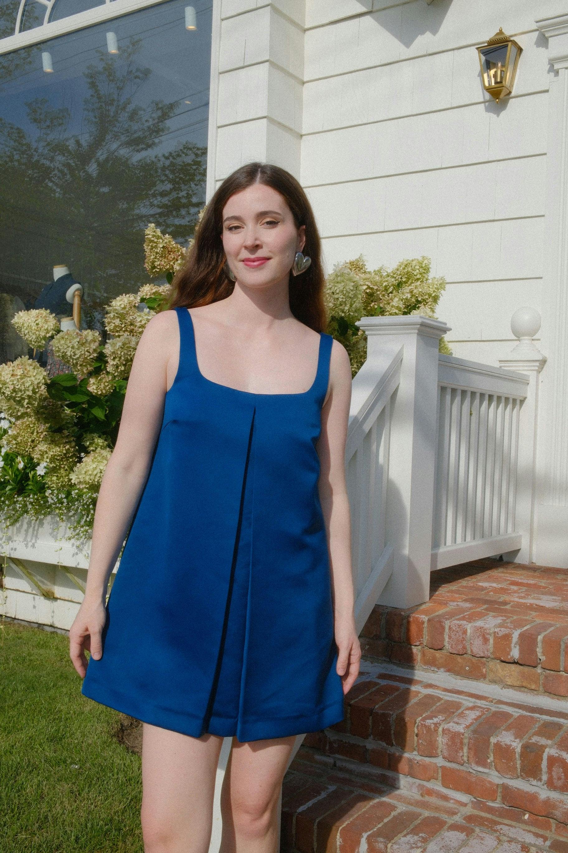 The Jasper Dress -  Peacock Blue