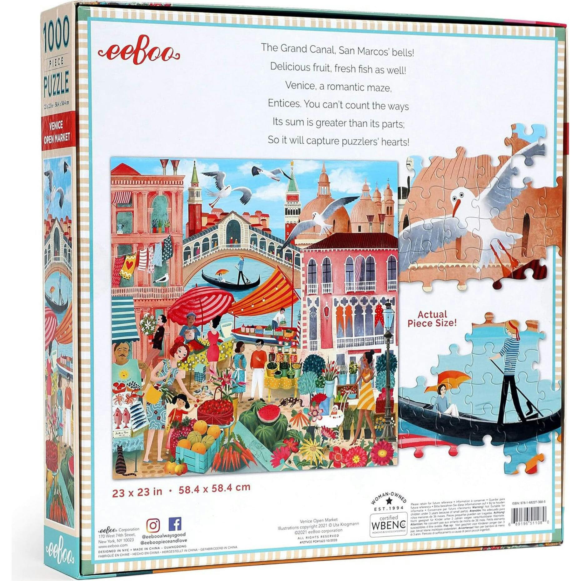 Piece and Love Venice Open Market Jigsaw Puzzle