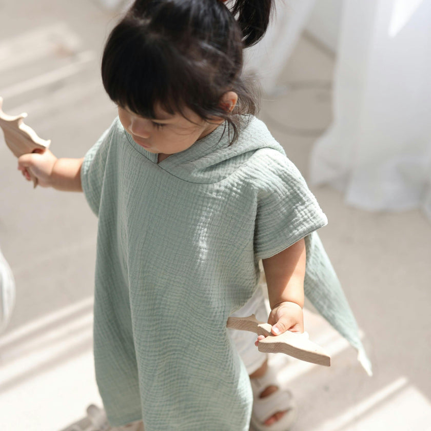 Reversible Hooded Poncho