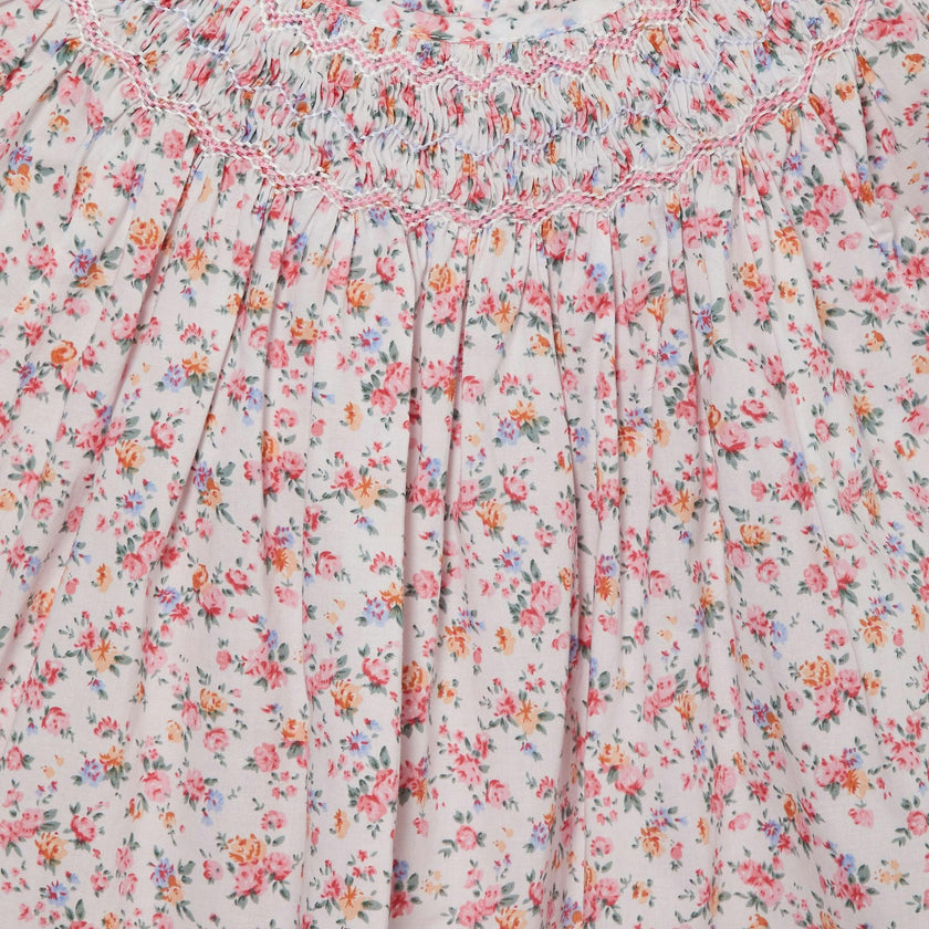Hand-Smocked Girls Blouse Amarantha