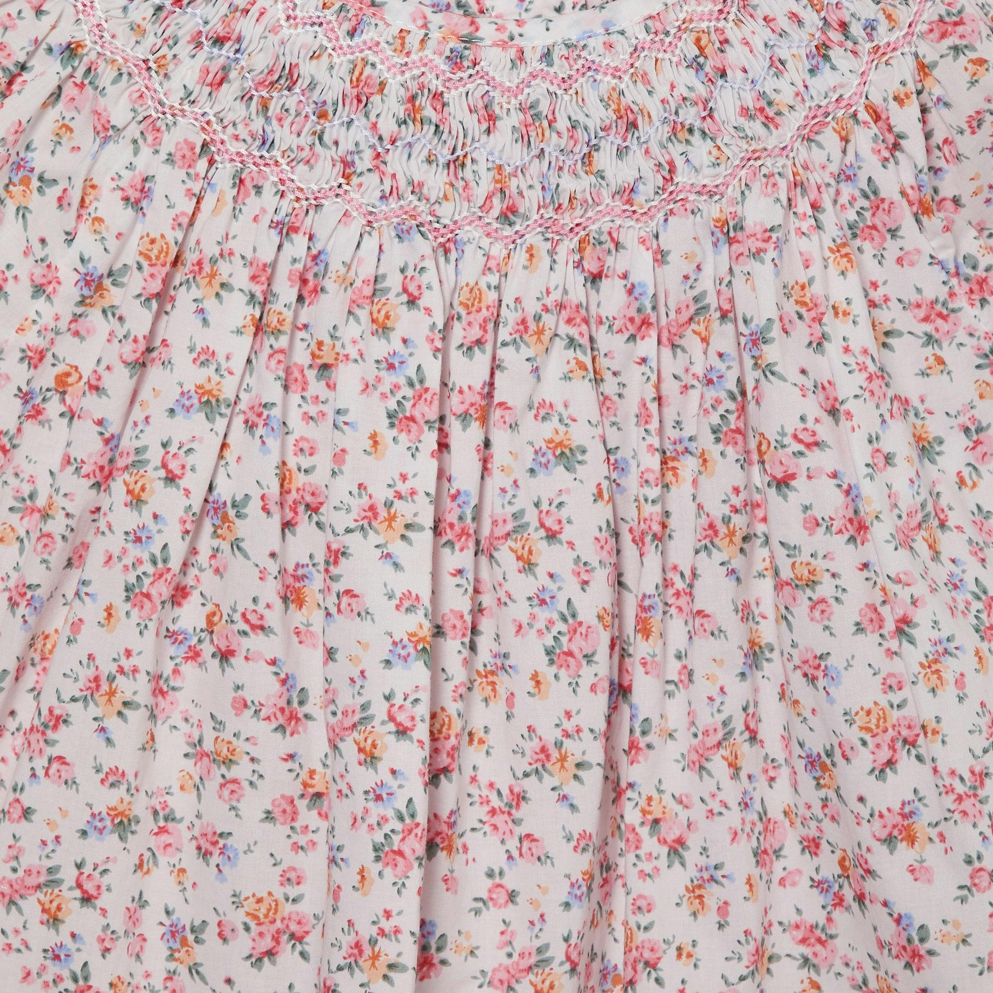 Hand-Smocked Girls Blouse Amarantha