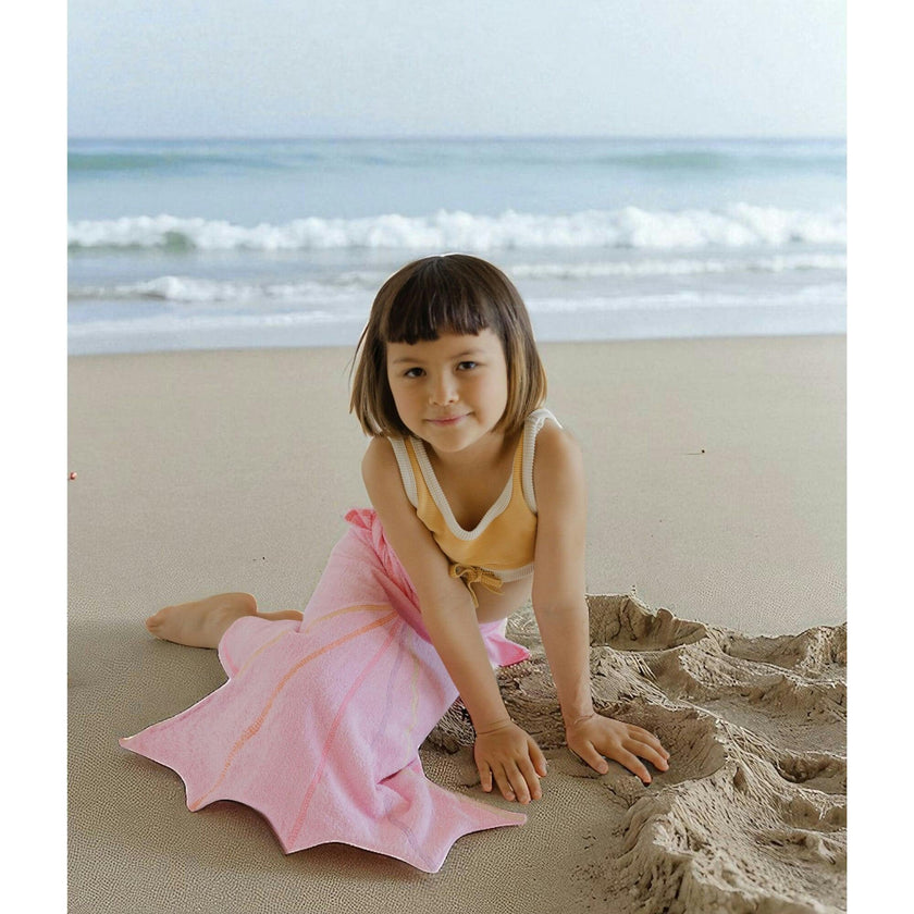 Mermaid Tail Wrap Towel