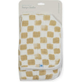 Cotton Muslin Burp Cloth 2 Pack - Adobe Checker