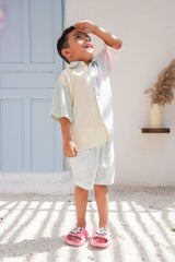 Henry Shirt and Shorts Set Soft Pastels Boys