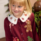 Girls Noelle Top - Nutcracker Embroidery