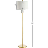 Vaughn 60" Modern Metal/Resin LED Floor Lamp