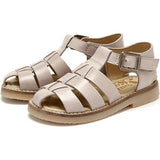 Noah Leather Fisherman Sandal, Pink