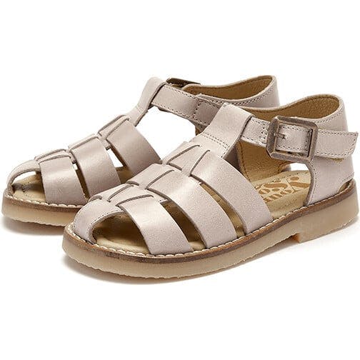 Noah Leather Fisherman Sandal, Pink