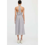 The Fleur Midi Dress - Chocolate Gingham