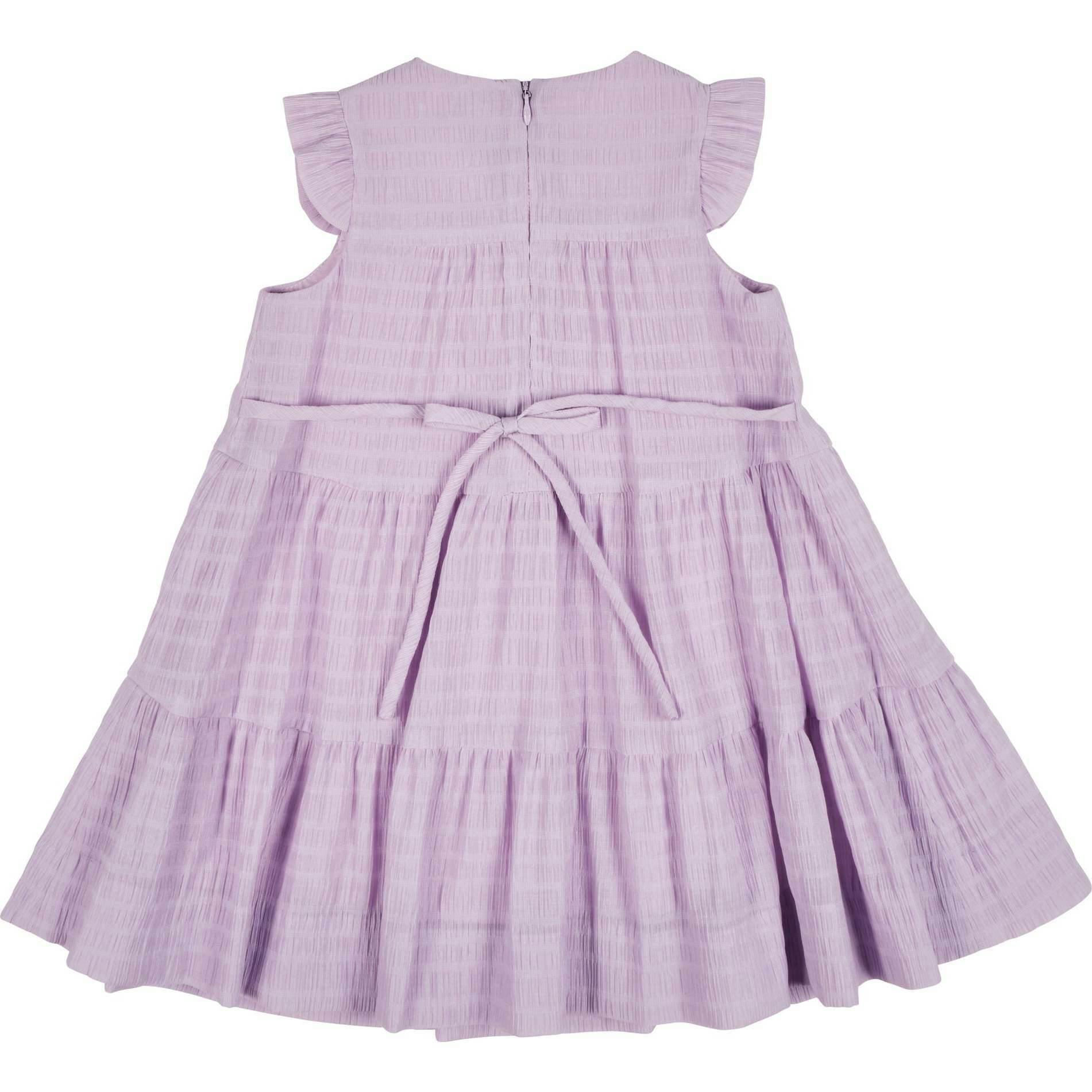 Crinkle Lawn Dress With Flower