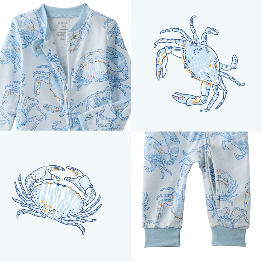 SHADOW Sleep & Play Baby Pajamas for Boys & Girls