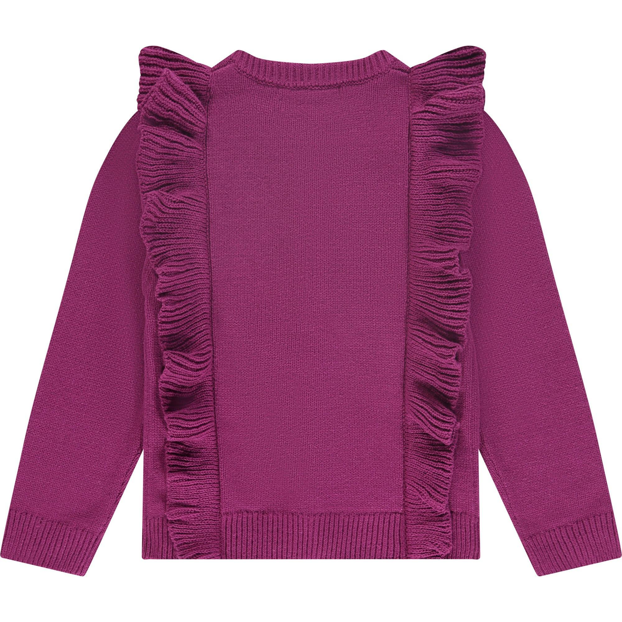 Knit Ruffle Cardigan