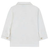 TARTINE ET CHOCOLAT Classic Cotton Baby Shirt - Nacre